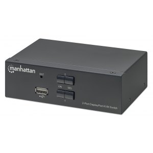 Przełącznik KVM DisplayPort/USB 2x1 4K*60Hz Manhattan