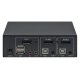 4K*60Hz DP/USB KVM Switch 2x1 Manhattan 153546