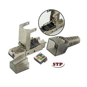 Samozaciskowy Wtyk Modularny RJ45 Cat.6A STP Beznarzędziowy