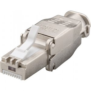 Wtyk beznarzędziowy RJ45 STP kat.6a samozaciskowy