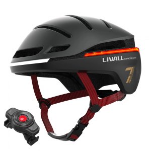 Livall EVO21 Smart Kask Rowerowy LED/SOS 54-58cm Czarny