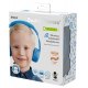 Nauszne słuchawki Bluetooth dla dziecka niebieskie