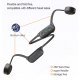 Słuchawki Bluetooth kostne na rower Techly ICC-SH-BONE-BLT