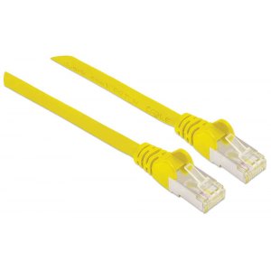 Patchcord Cat6a SFTP 10Gbit 500MHz LSOH/LSZH 2m żółty