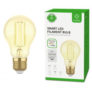 Smart Żarówka Retro E27 WiFi Filament A60 R5137WOOX