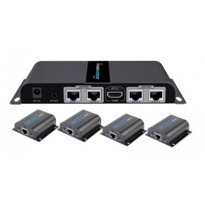 Extender Splitter HDMI 1x4 1080p60Hz po Skrętce Kat6 do 40m