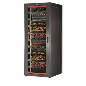 Szafa Rack 19 42U 800x800 drzwi szklane
