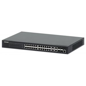 Switch Gigabit 24xPoE+ 370W, 4xCombo RJ45/SFP zarządzalny