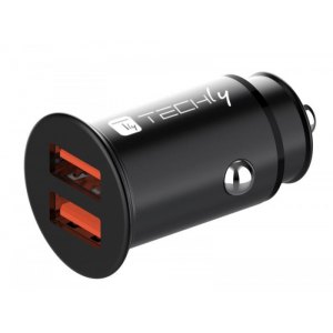 Samochodowa Szybka Mini Ładowarka 2x USB 36W 3A 5-12V