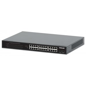 Switch Gigabit 24-portowy PoE+ z 2 portami SFP