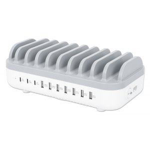 10-Portowa Stacja Ładująca USB 120W 3x USB-C PD 7x USB-A