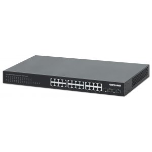 Switch Gigabit 24x RJ45 PoE+, 4x SFP+ 10G Uplink