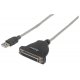 Manhattan 336581 - Adapter USB na LPT DB25 M/F