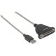 Manhattan 336581 - Przejściówka USB na LPT DB25 1.8m