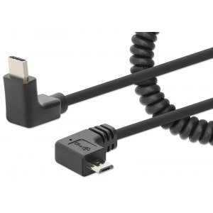 Kabel USB-C/Micro-USB 3A do Szybkiego Bezpiecznego Ładowania