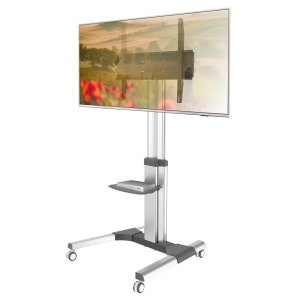 Stojak Mobilny do Telewizora 50-92 Cale 70kg z Półką AV