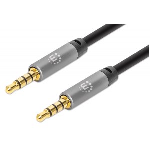Kabel AUX Audio Stereo Mini Jack 3.5mm TRRS 2m Manhattan