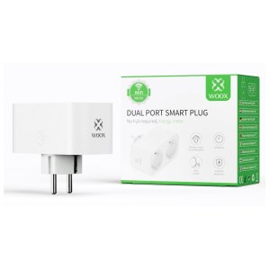 Podwójne Smart Gniazdko WiFi, Woox z Watomierzem