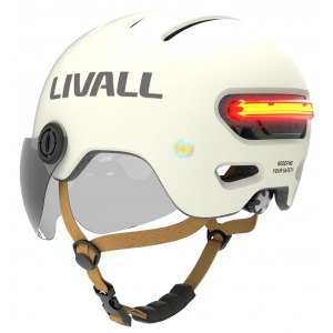 Kask Miejski Livall L23 z Szybką Czujnikiem Upadku SOS i LED