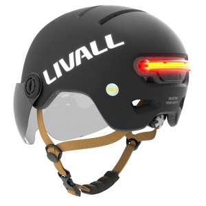 Kask Miejski Livall L23 z Szybką Czujnikiem Upadku SOS i LED