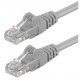 Patchcord Cat6 UTP 100% miedź 0,3m szary