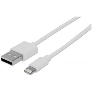 Kabel USB 2.0 Apple Lightning 8-Pin MFi 1m Biały Techly