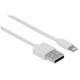 Kabel USB Lightning 1m Techly ICOC APP-8WH1