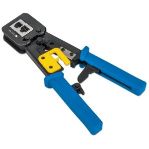 Zaciskarka do modułowych wtyków przelotowych RJ45/RJ12/RJ1