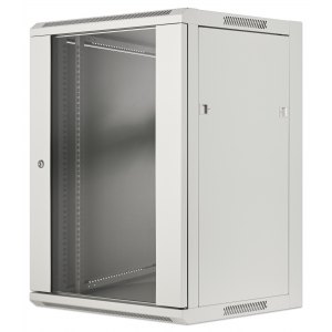 Szafa wisząca Rack 19  15U, 570x600, szara, do złożenia