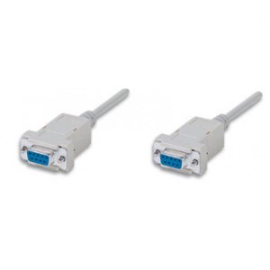 KABEL NULLMODEM DB9 RS232 F/F 1,8M