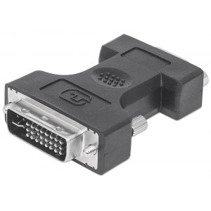 Adapter DVI-I na VGA D-SUB M/F Manhattan 328883