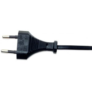 Kabel Zasilający Audio Ósemka Euro na C7 1,8m Czarny