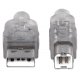 Przewód USB A-B 5m do drukarki Manhattan 345408
