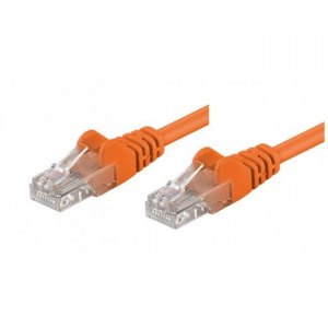 Patchcord Cat6 SFTP 3m miedź pomarańczowy