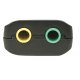 Manhattan 150859 - Karta dźwiękowa USB AC3 - porty audio