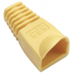 Osłonka Wtyku RJ45 6.2mm Żółta 10 sztuk