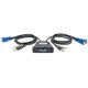 Przełącznik KVM VGA 2/1 z audio - Manhattan 151245
