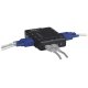 Manhattan 151269 - Przełącznik KVM VGA/USB 4x1 - Podłączenie przewodów