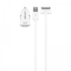 Samochodowa Ładowarka USB 10.5W/2.1A Apple Dock 30 Pin