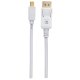 Manhattan 324748 - Kabel Mini DisplayPort 1.2 4K*60Hz MiniDP-DP 2m Biały