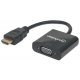 Adapter HDMI na VGA 1080p Manhattan 151467 z zasilaniem USB