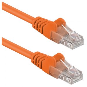 Patchcord UTP 3m Cat5e CCA pomarańczowy