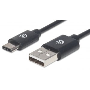KABEL USB C-A M/M 1,0m USB2.0 Hi-Speed czarny