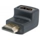 Adapter HDMI kątowy 90 dolny Manhattan 353519
