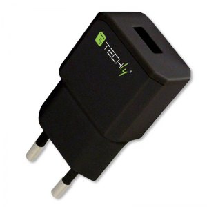 SIECIOWA ŁADOWARKA USB 5V 2.1A SLIM CZARNA