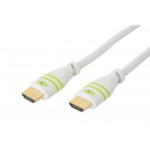 Kabel HDMI-HDMI V1.4 M/M Ethernet 3D4K Biały 1m