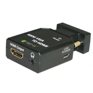 KONWERTER VGA + AUDIO JACK 3,5mm NA HDMI 1080p