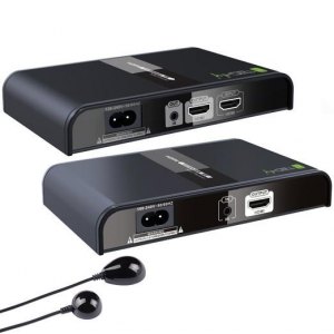 EXTENDER HDMI HDBitT PO PLC POWERLINE DO 300m 1080p z IR