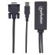 KONWERTER ADAPTER VGA Z USB AUDIO NA HDMI 1080P 29CM