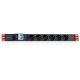 LISTWA ZASILAJĄCA RACK 19 1U 250V/16A 6X SCHUKO 3M